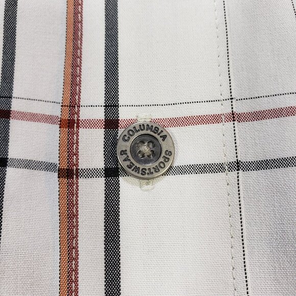 Columbia Men's Striped Short Sleeve Button Up Shirt Size XL - Picture 5 of 9